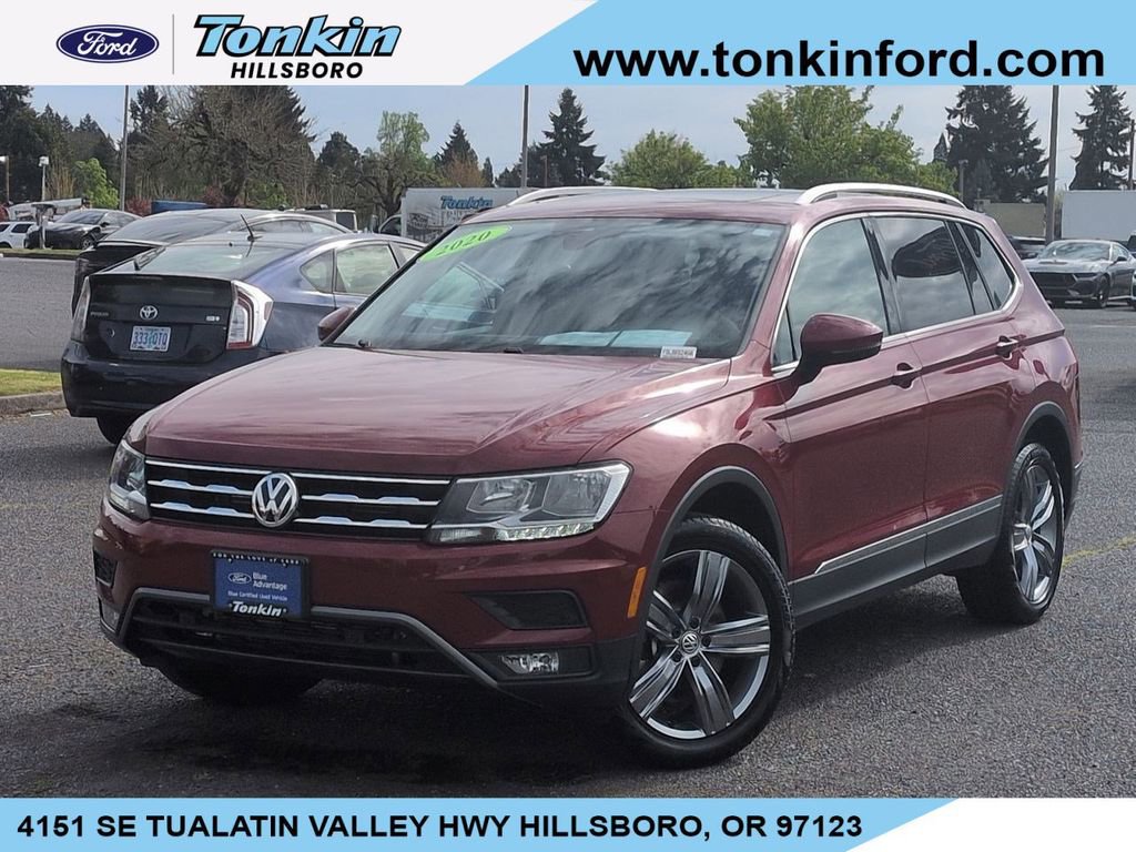 Used 2020 Volkswagen Tiguan SEL w/ 3rd Row Seat Package AWD/4WD image 1