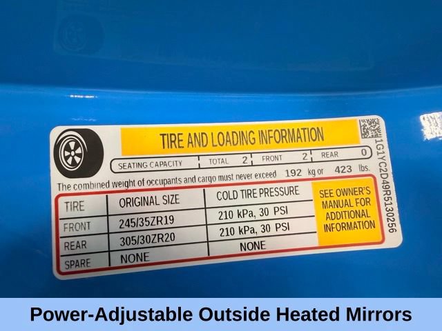 Used 2024 Chevrolet Corvette Stingray Premium Cpe w/ Body-Color Dual Roof Package RWD image 38