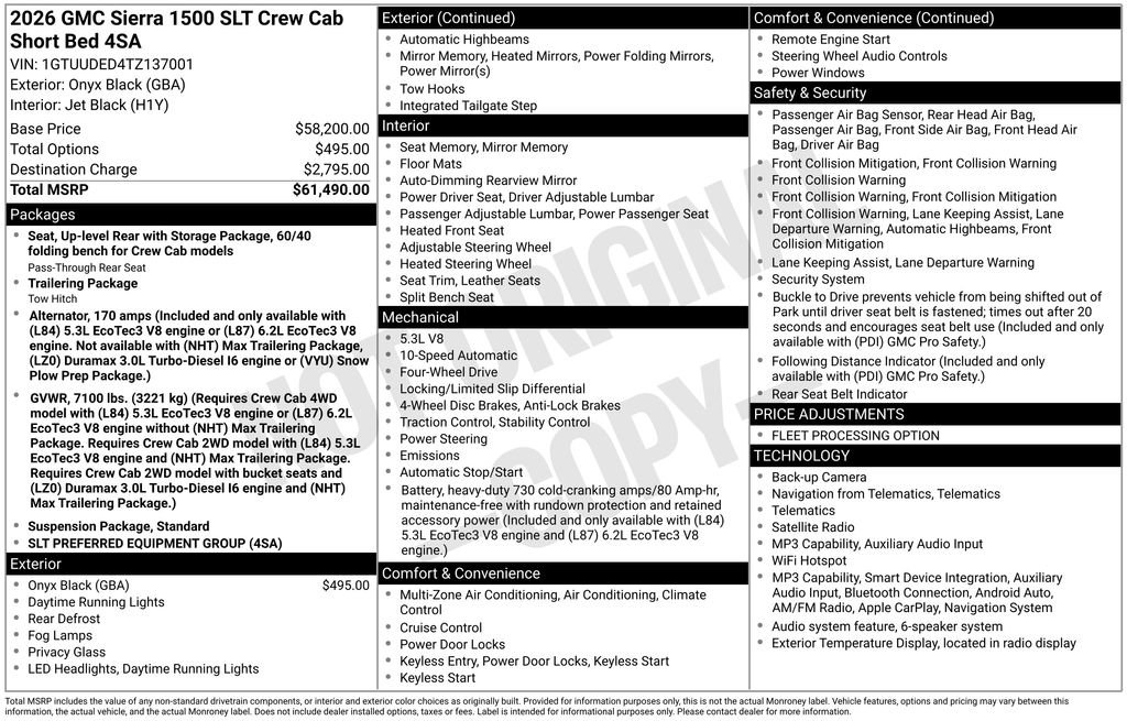 Certified 2026 GMC Sierra 1500 SLT AWD/4WD image 46