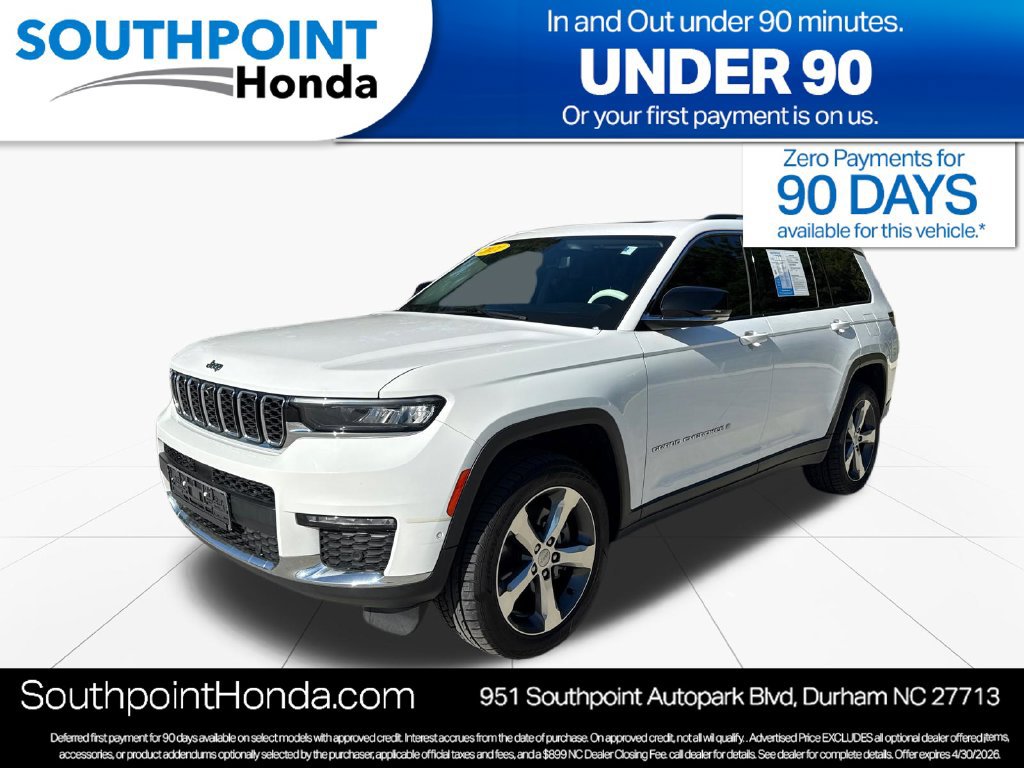 Used 2021 Jeep Grand Cherokee L Limited w/ Luxury Tech Group II AWD/4WD image 3