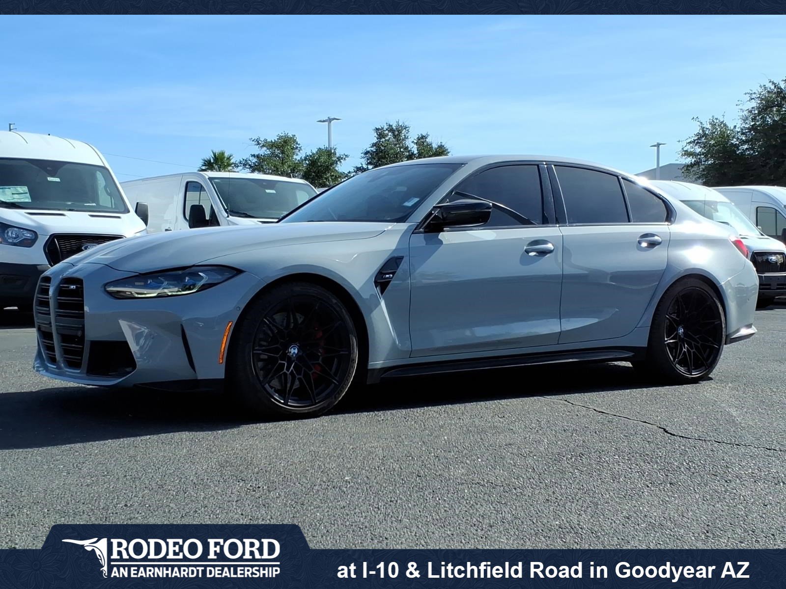 Used 2021 BMW M3 w/ M Carbon Exterior Package RWD image 1
