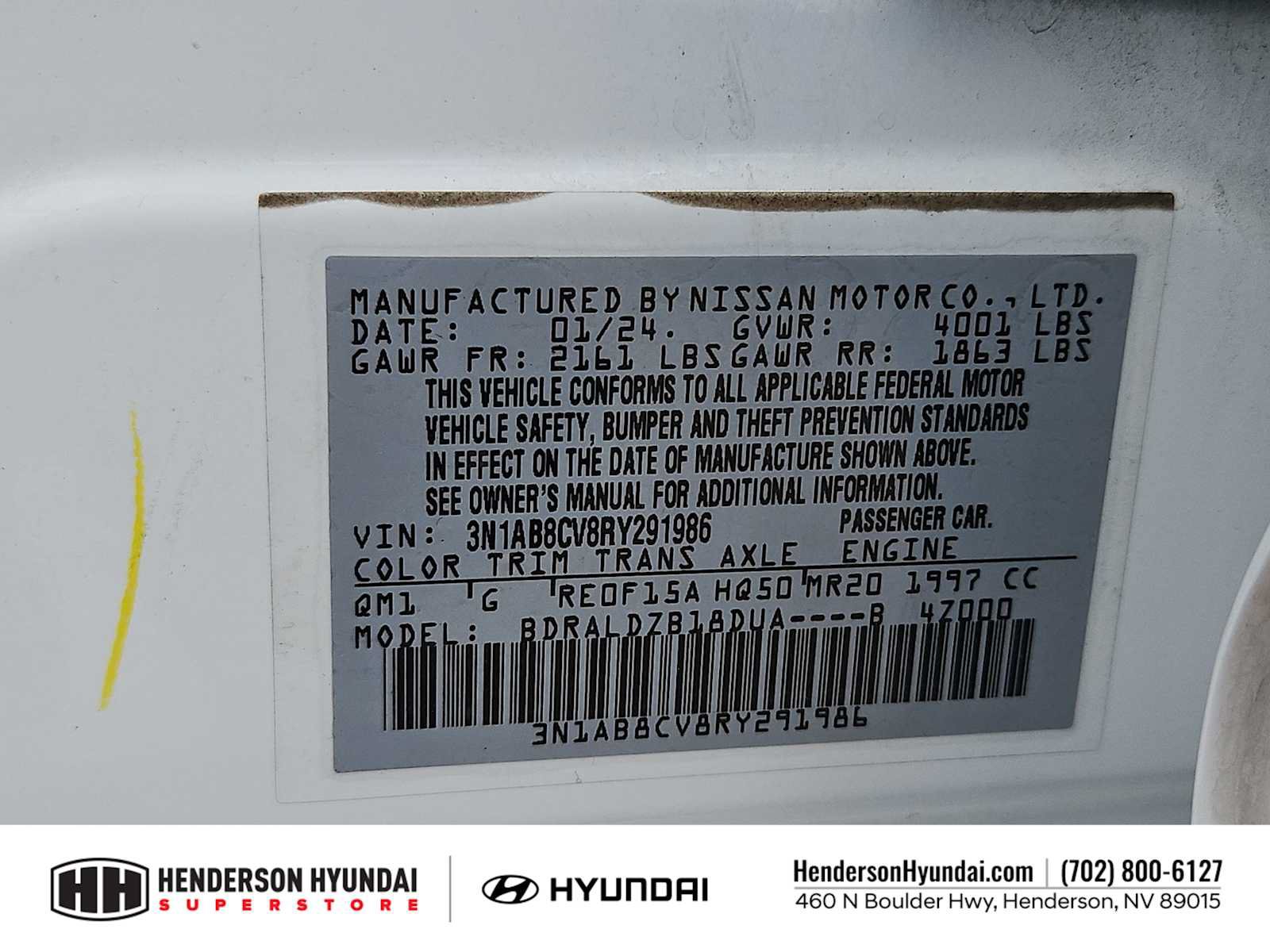 Used 2024 Nissan Sentra SV FWD image 35