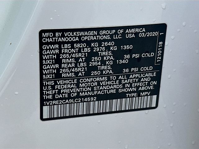 Used 2020 Volkswagen Atlas Cross Sport SEL R-Line image 32