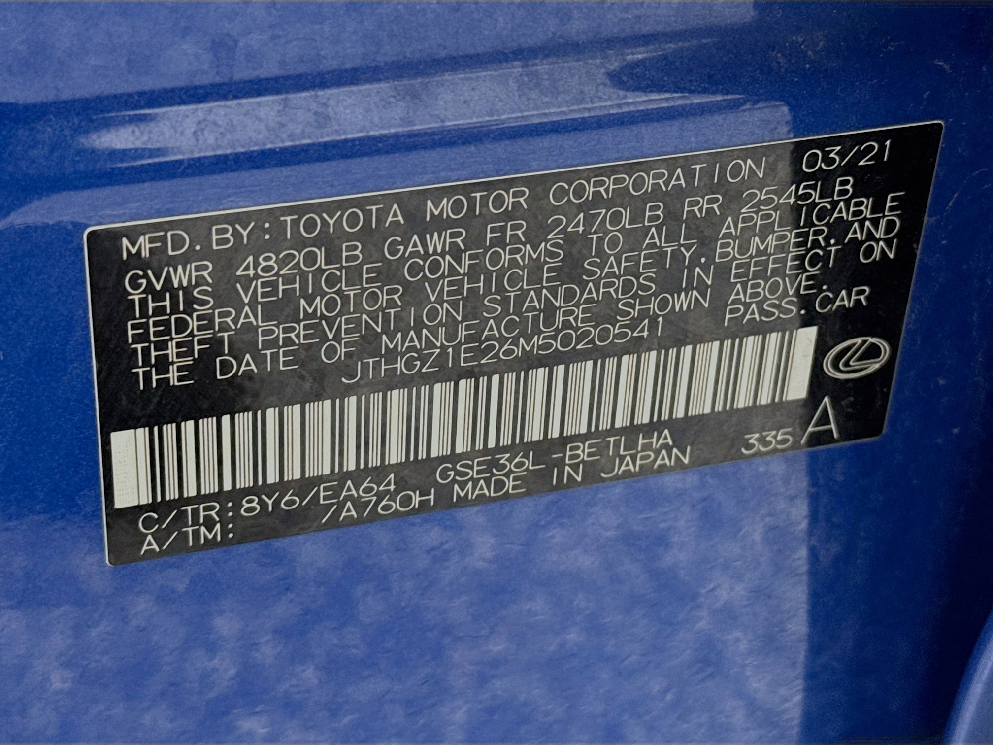 Used 2021 Lexus IS 350 F Sport w/ Dynamic Handling Package image 32