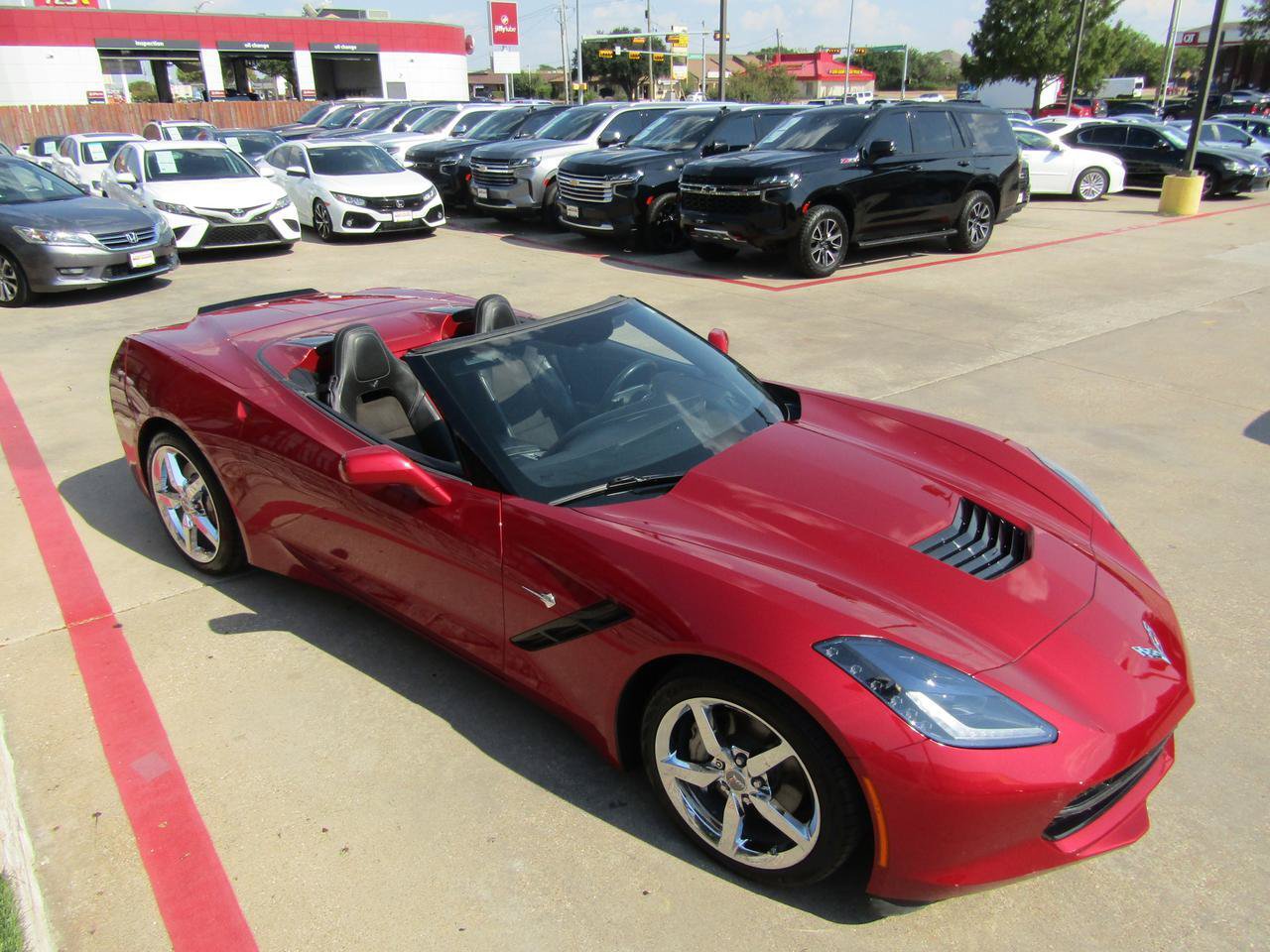 Used 2014 Chevrolet Corvette Stingray Convertible w/ 2LT Preferred Equipment Group RWD image 8