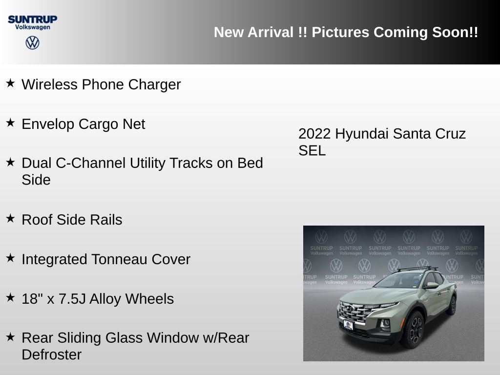 Used 2022 Hyundai Santa Cruz SEL w/ Activity Package image 18