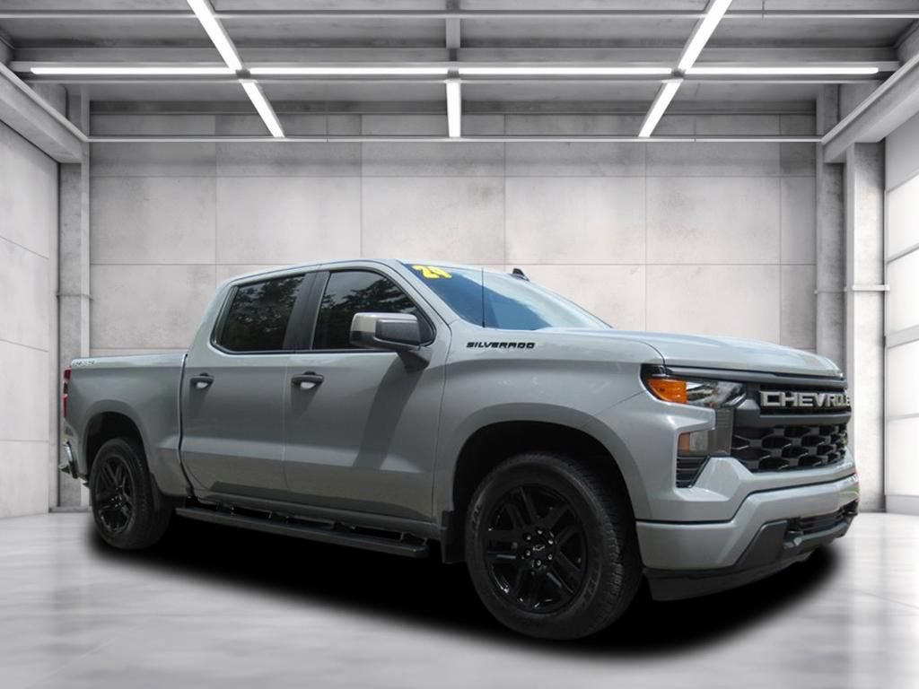 Used 2024 Chevrolet Silverado 1500 Custom w/ Dark Appearance Package