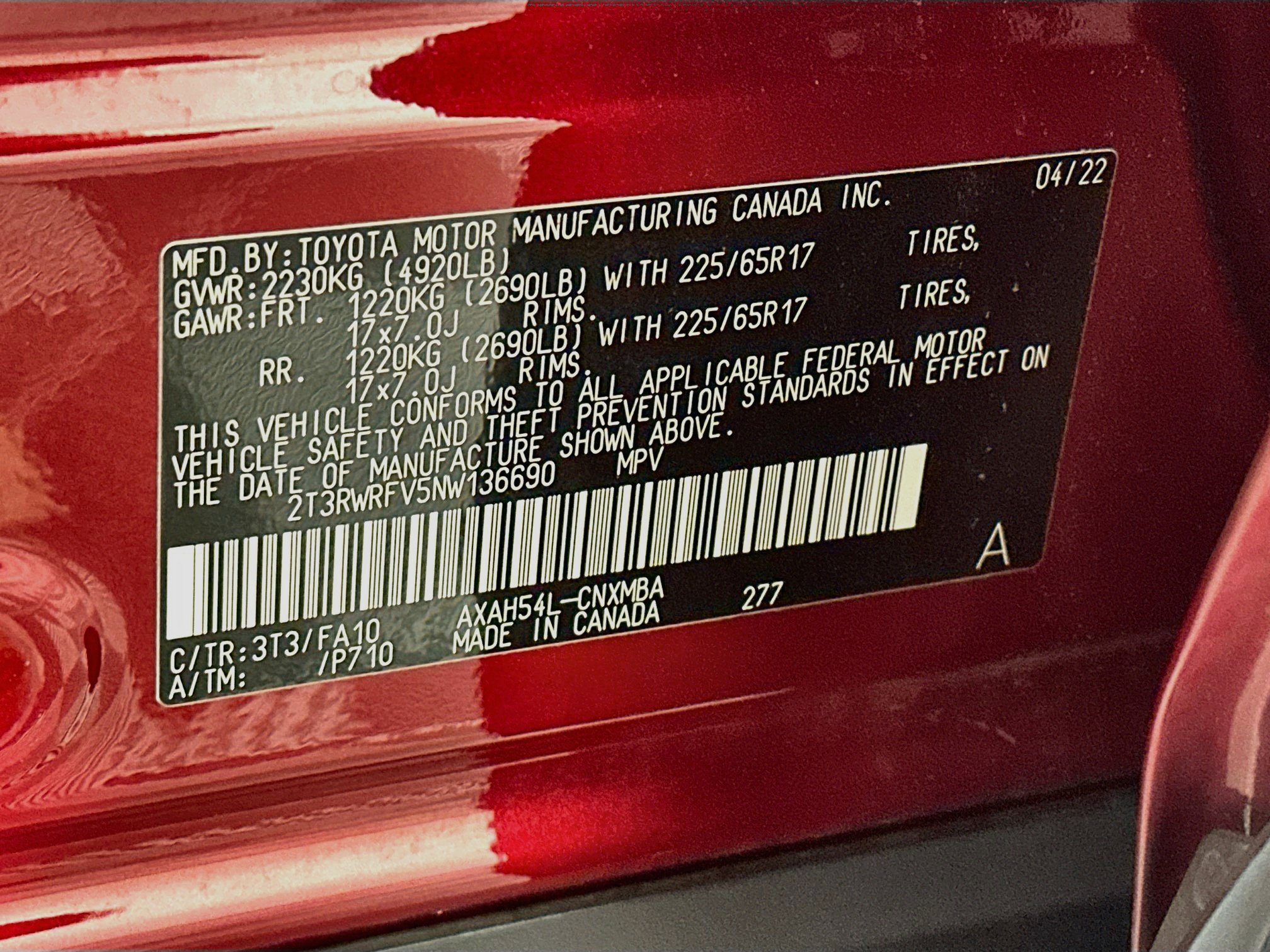 Used 2022 Toyota RAV4 XLE w/ Convenience Package AWD/4WD image 12