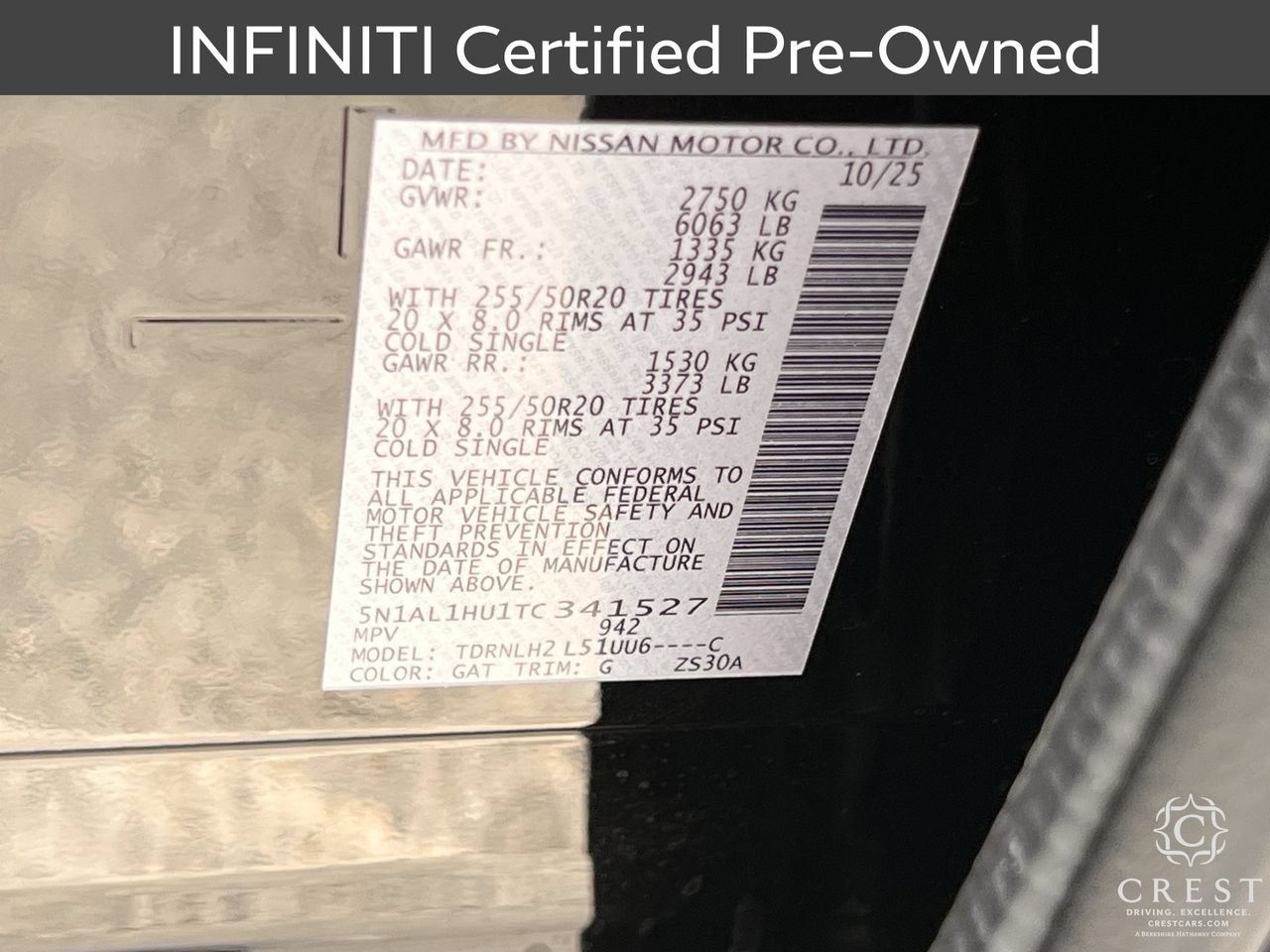 Certified 2026 INFINITI QX60 Autograph w/ Autograph Tech Package AWD/4WD image 34