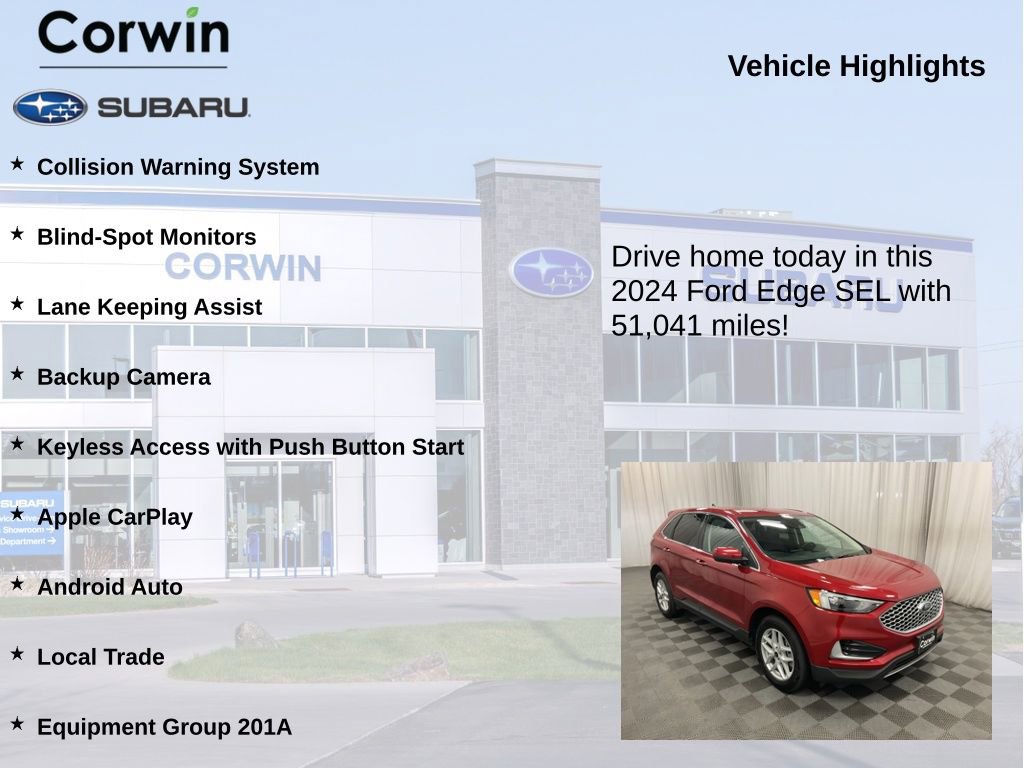 Used 2024 Ford Edge SEL AWD/4WD image 6