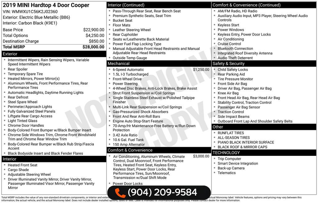 Used 2019 MINI Cooper 4-Door Hardtop image 40