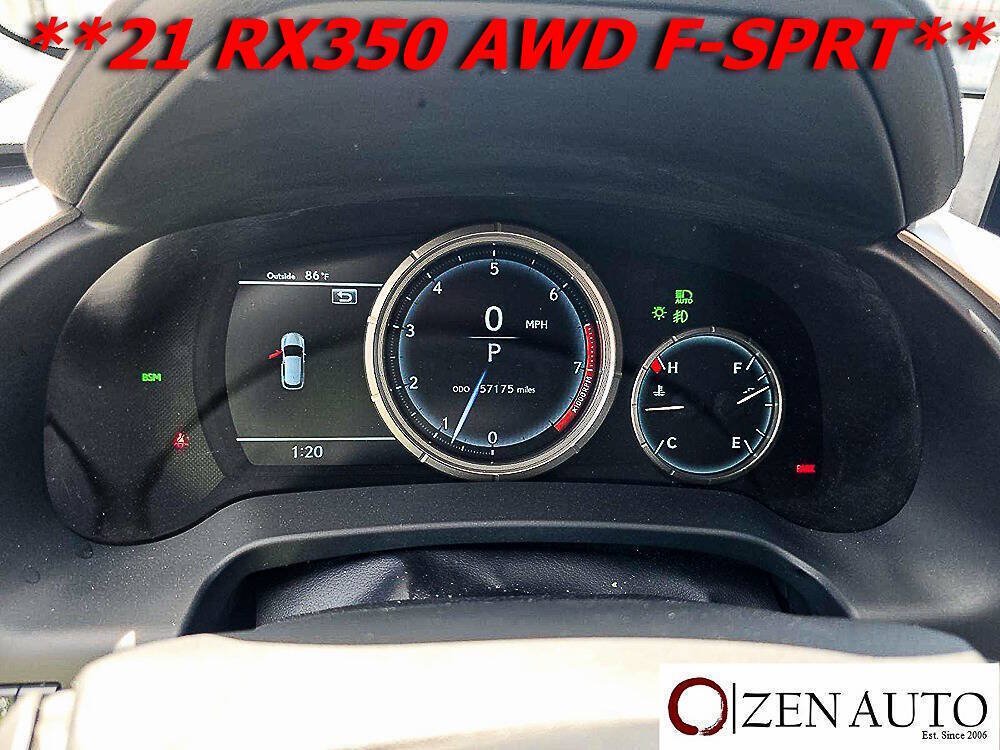 Used 2021 Lexus RX 350 F Sport w/ Cold Area Package (CT) AWD/4WD image 11