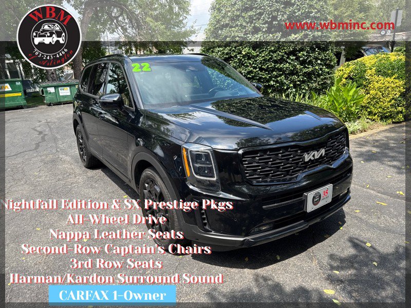Used 2022 Kia Telluride SX w/ SX Prestige Package AWD/4WD image 1