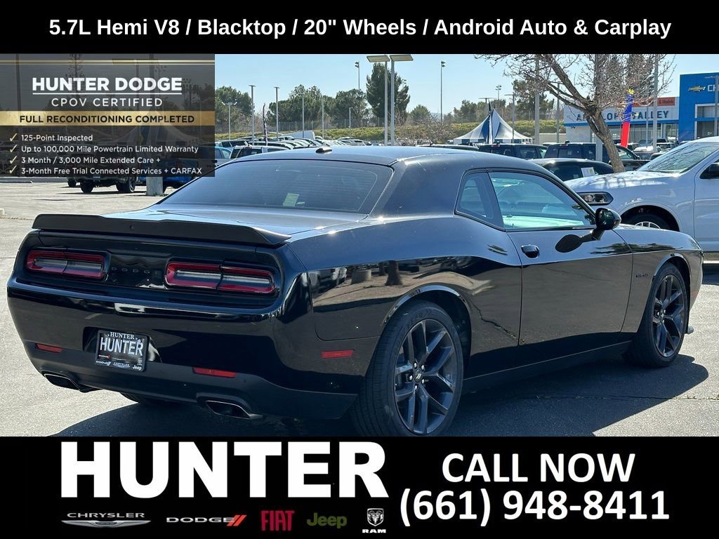Certified 2022 Dodge Challenger R/T w/ Blacktop Package image 8