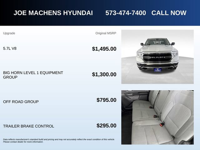 Used 2020 RAM 1500 Big Horn AWD/4WD image 5