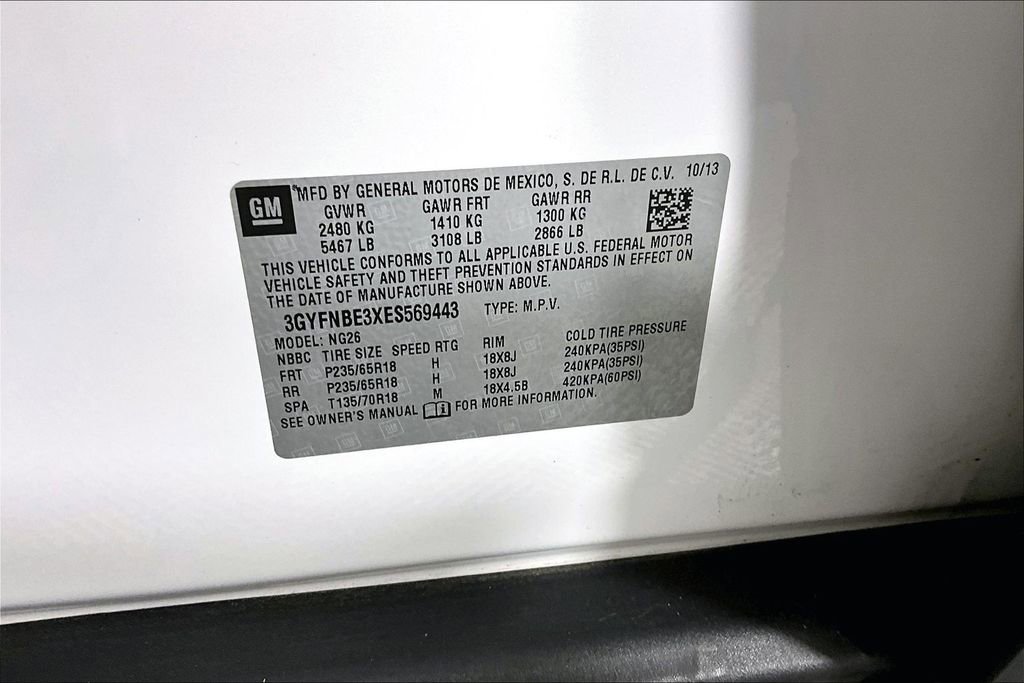 Used 2014 Cadillac SRX Luxury w/ LPO, Protection Package FWD image 5
