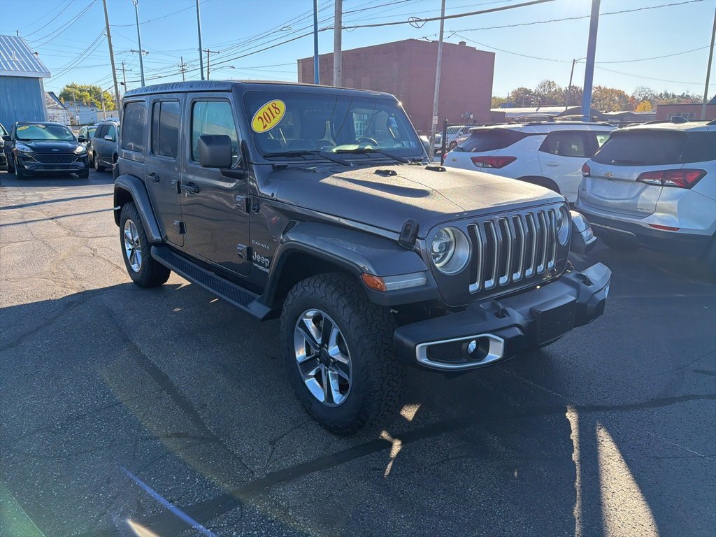 Used 2018 Jeep Wrangler Unlimited Sahara image 1