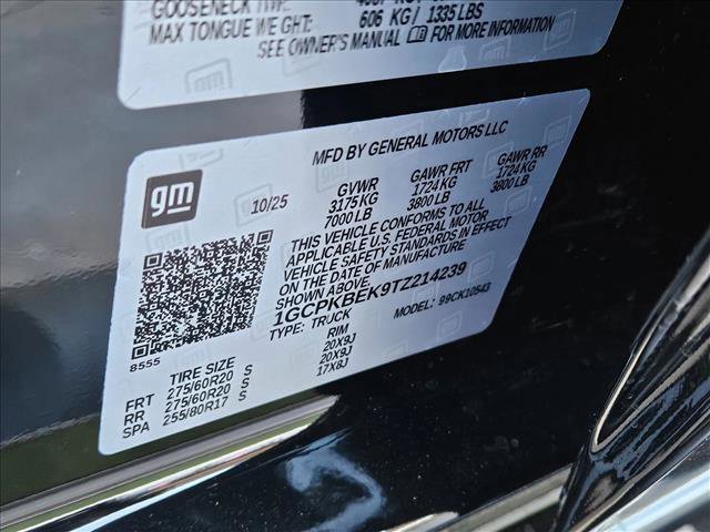 New 2026 Chevrolet Silverado 1500 Custom w/ Rally Edition image 18