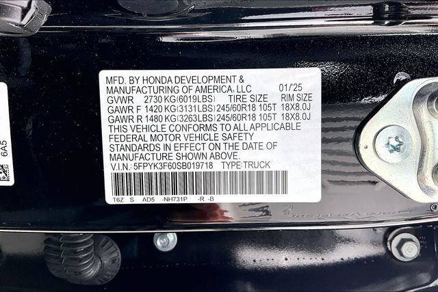 New 2025 Honda Ridgeline TrailSport image 11