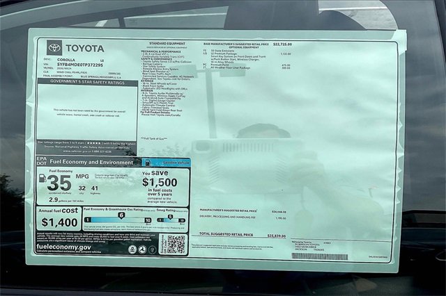 New 2026 Toyota Corolla LE image 14
