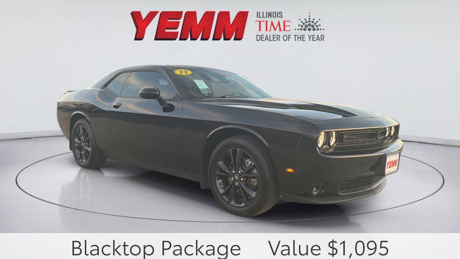 Used 2022 Dodge Challenger SXT w/ Blacktop Package AWD/4WD image 1