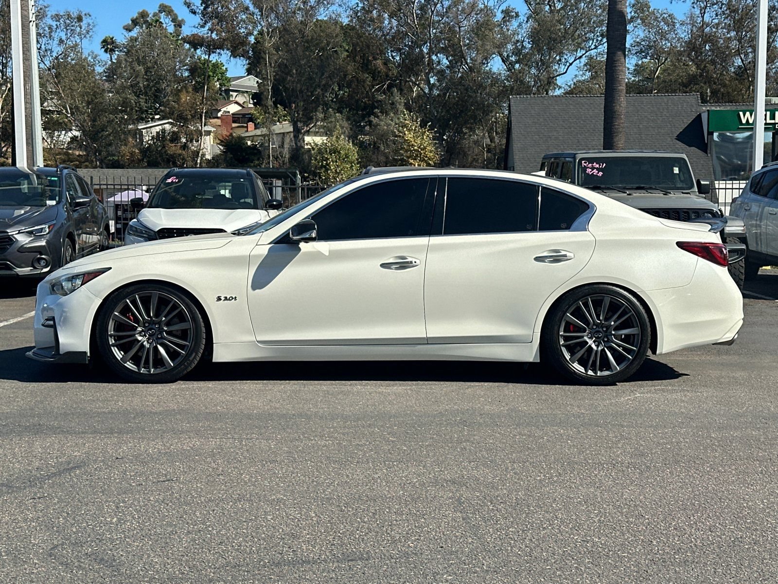 Used 2019 INFINITI Q50 Red Sport 400 RWD image 2