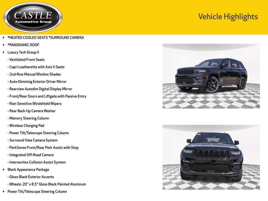 New 2025 Jeep Grand Cherokee Limited w/ Luxury Tech Group II image 3