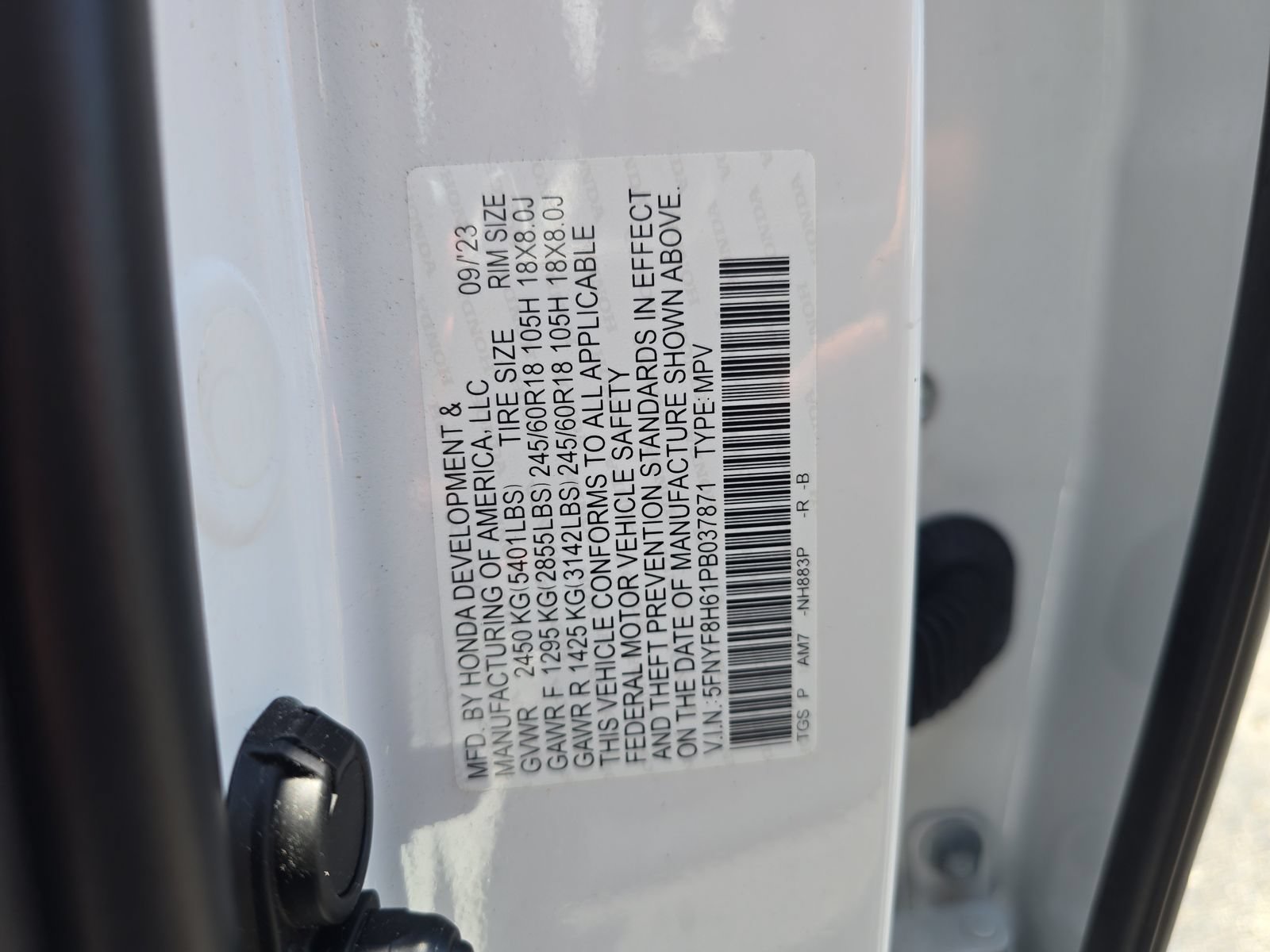 Certified 2023 Honda Passport TrailSport image 32