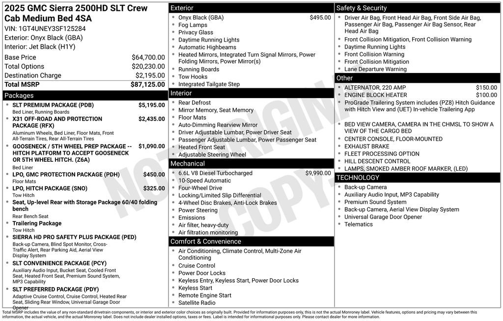 Used 2025 GMC Sierra 2500 SLT w/ SLT Premium Package image 4