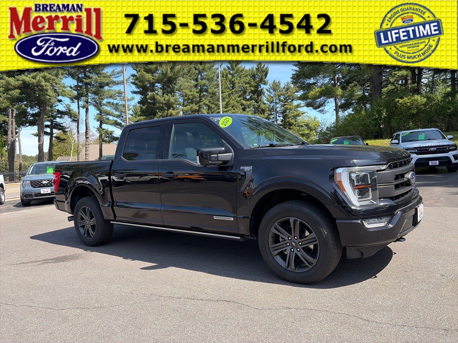 Used 2021 Ford F150 Lariat w/ Equipment Group 502A High AWD/4WD image 1