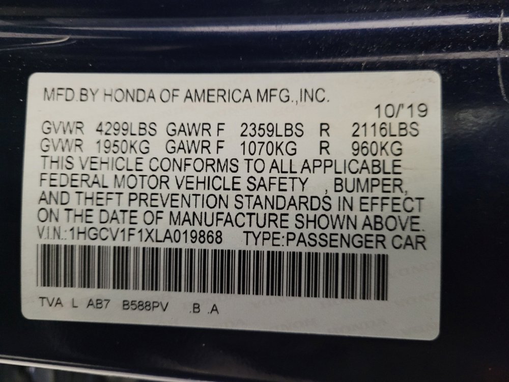Used 2020 Honda Accord LX image 33