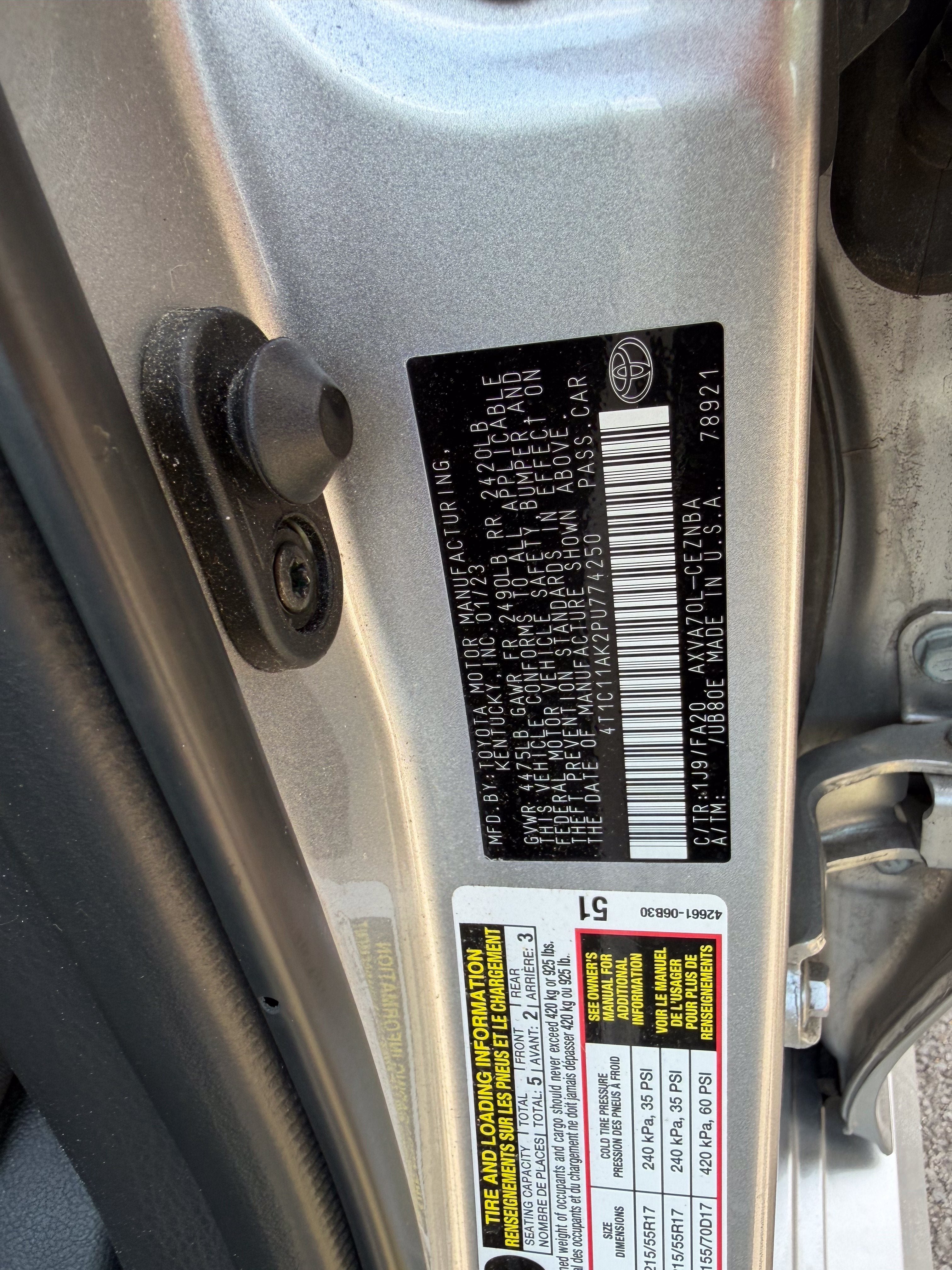 Used 2023 Toyota Camry LE FWD image 20