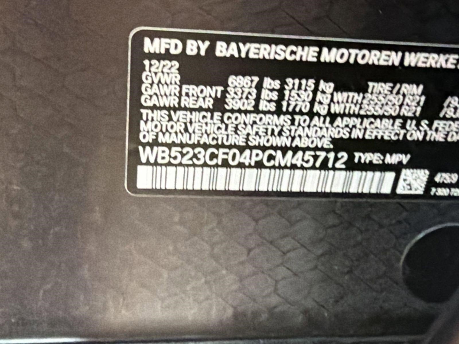 Certified 2023 BMW iX xDrive50 w/ Sport Package image 9