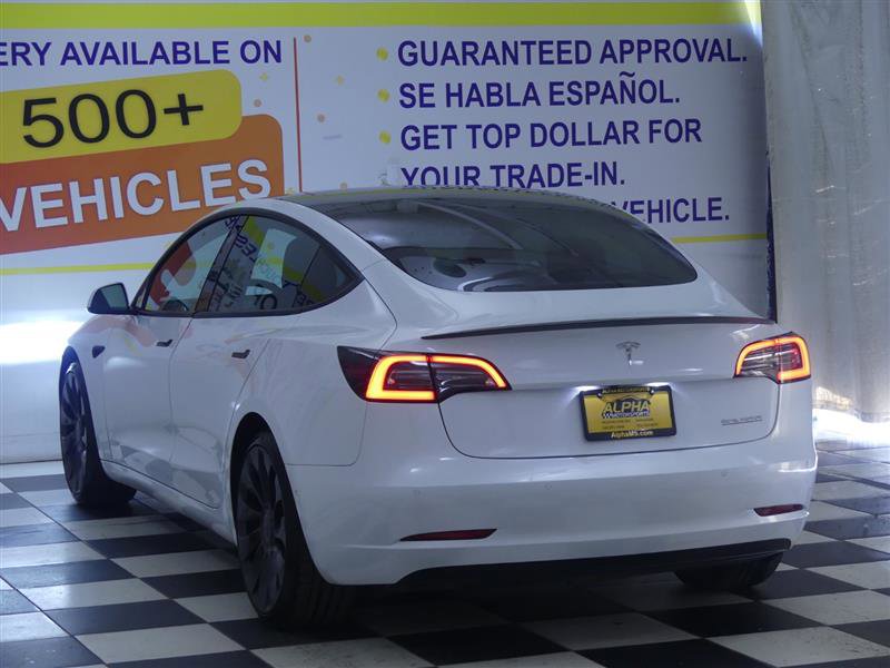 Used 2021 Tesla Model 3 Performance AWD/4WD image 4