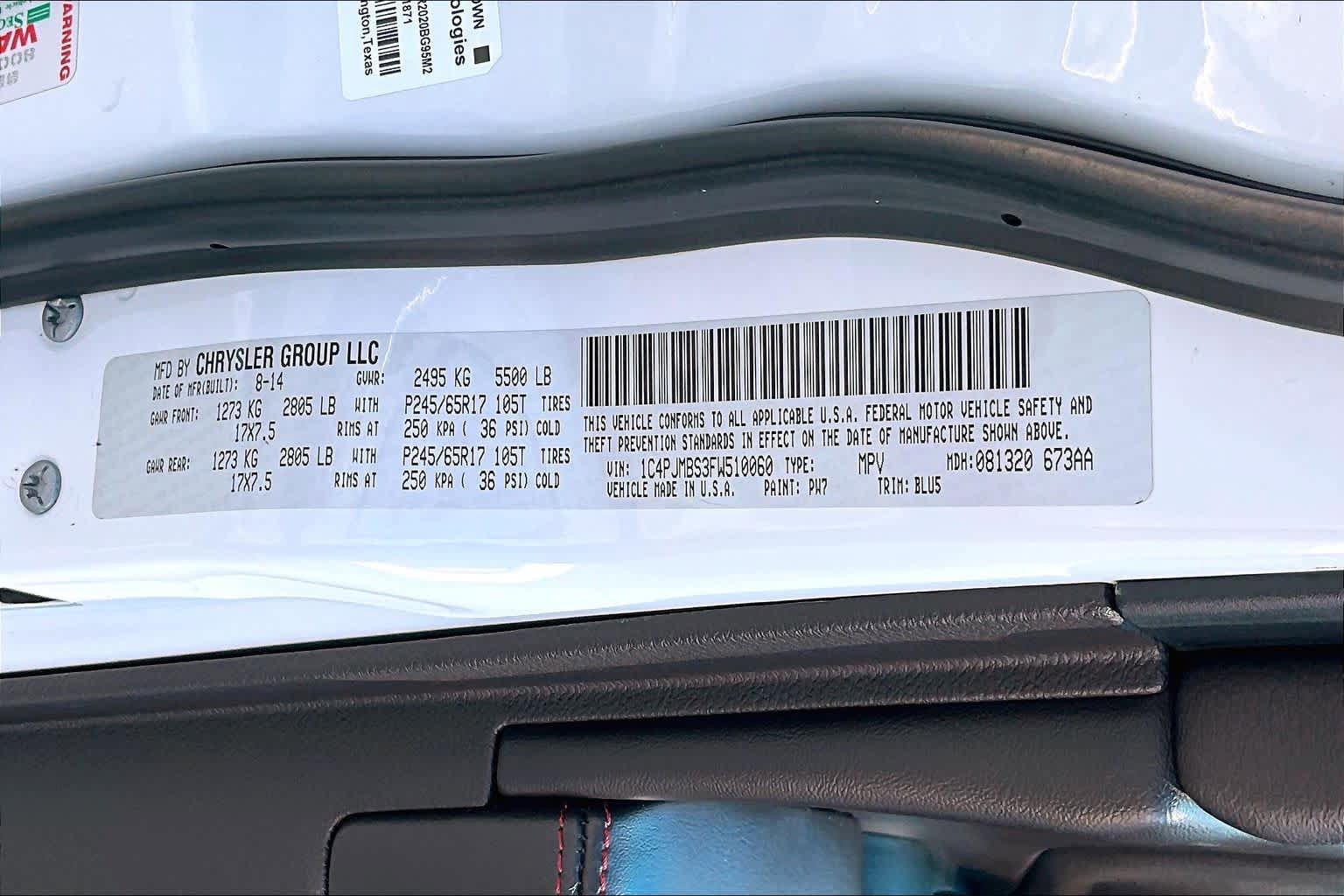 Used 2015 Jeep Cherokee Trailhawk w/ Comfort/Convenience Group image 34