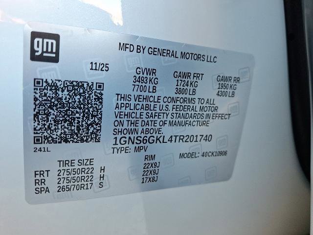 New 2026 Chevrolet Suburban High Country w/ Sun And Tow Package image 11