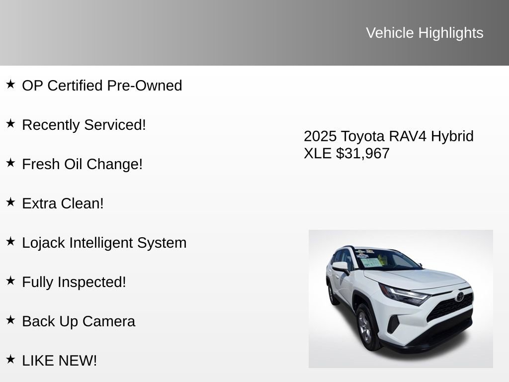 Used 2025 Toyota RAV4 XLE image 4
