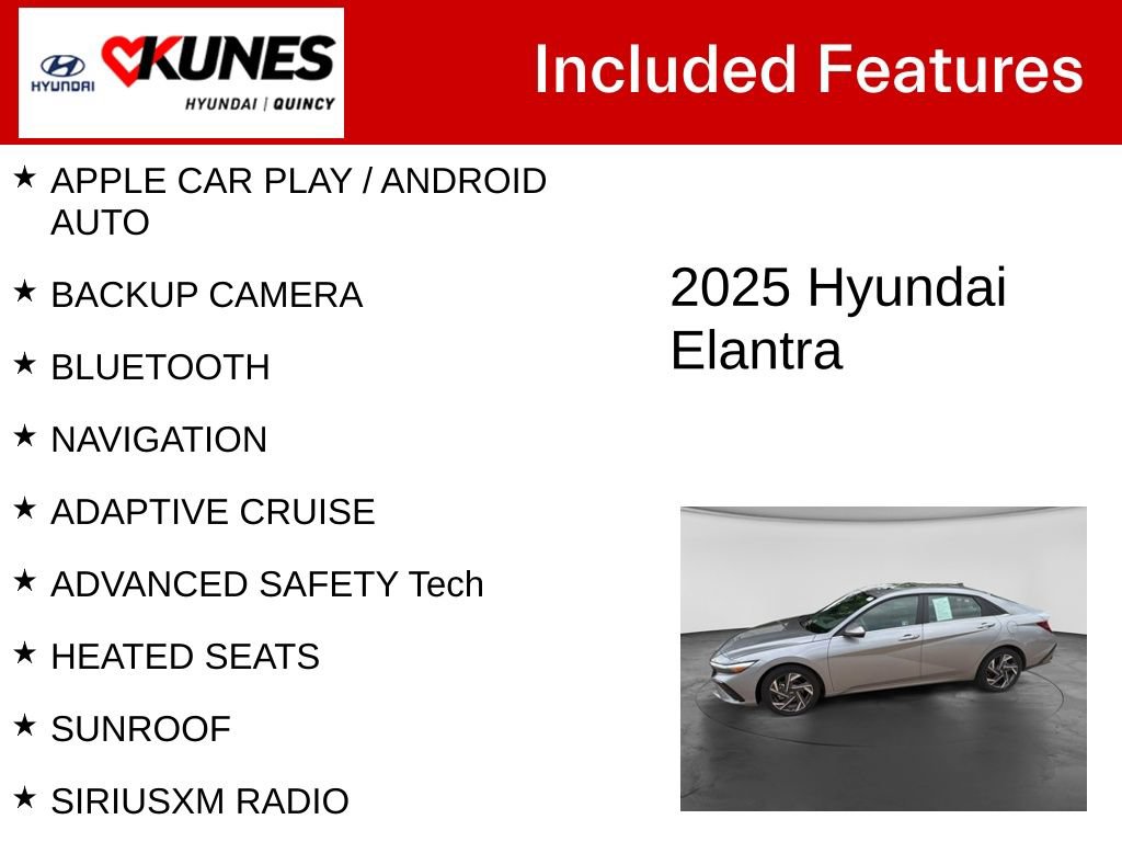 Used 2025 Hyundai Elantra SEL FWD image 2