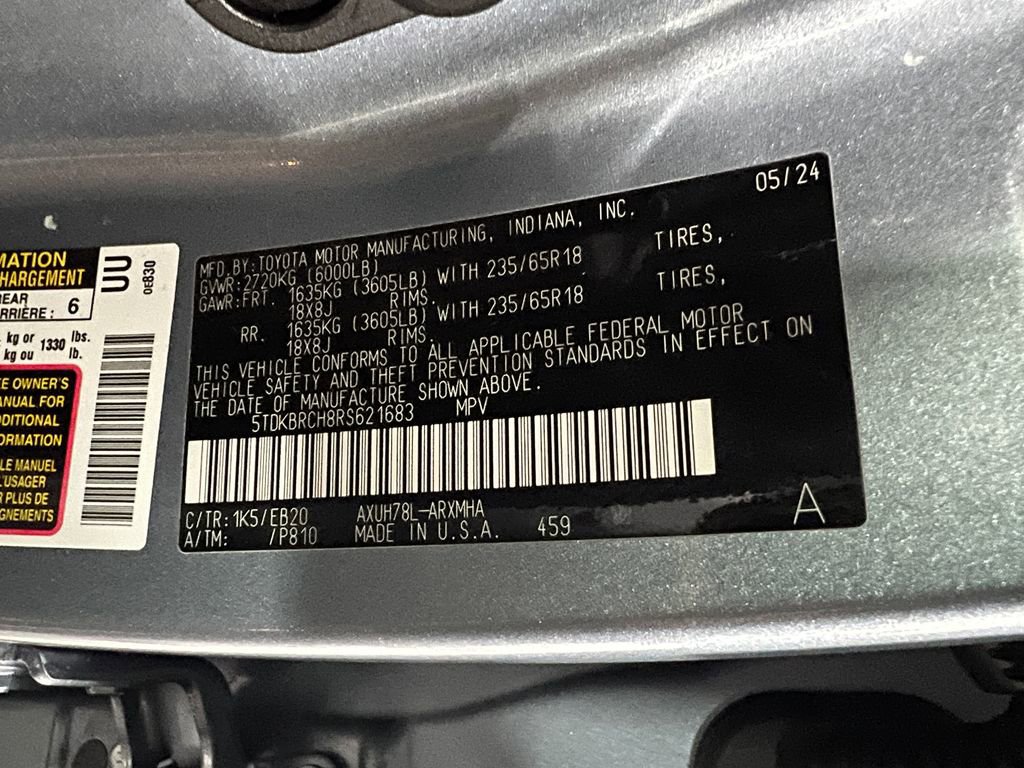Certified 2024 Toyota Highlander XLE AWD/4WD image 46