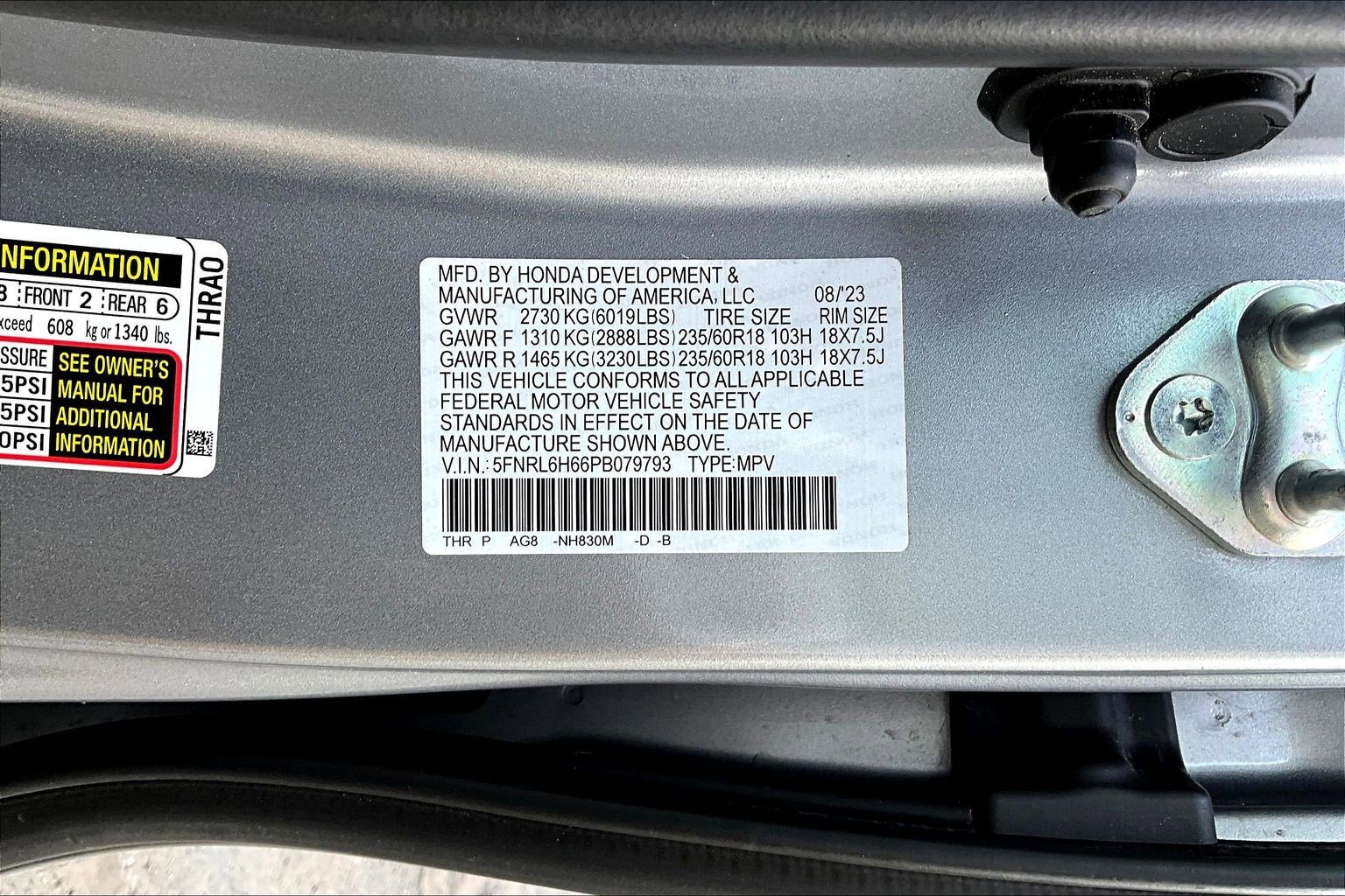 Used 2023 Honda Odyssey EX-L image 20