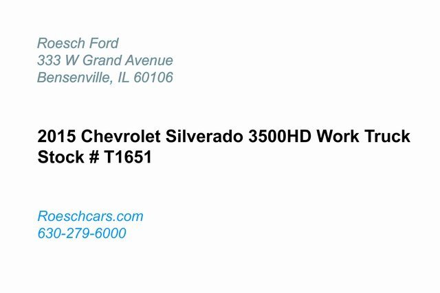 Used 2015 Chevrolet Silverado 3500 W/T w/ WT Convenience Package image 2