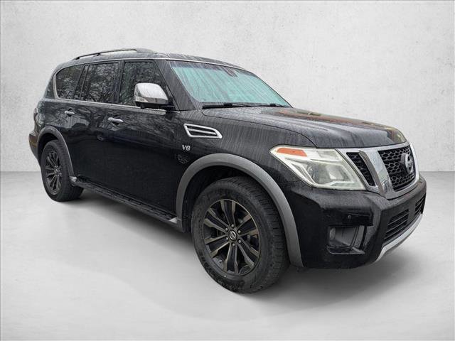 Used 2017 Nissan Armada Platinum w/ Captain Seat Package AWD/4WD video 3