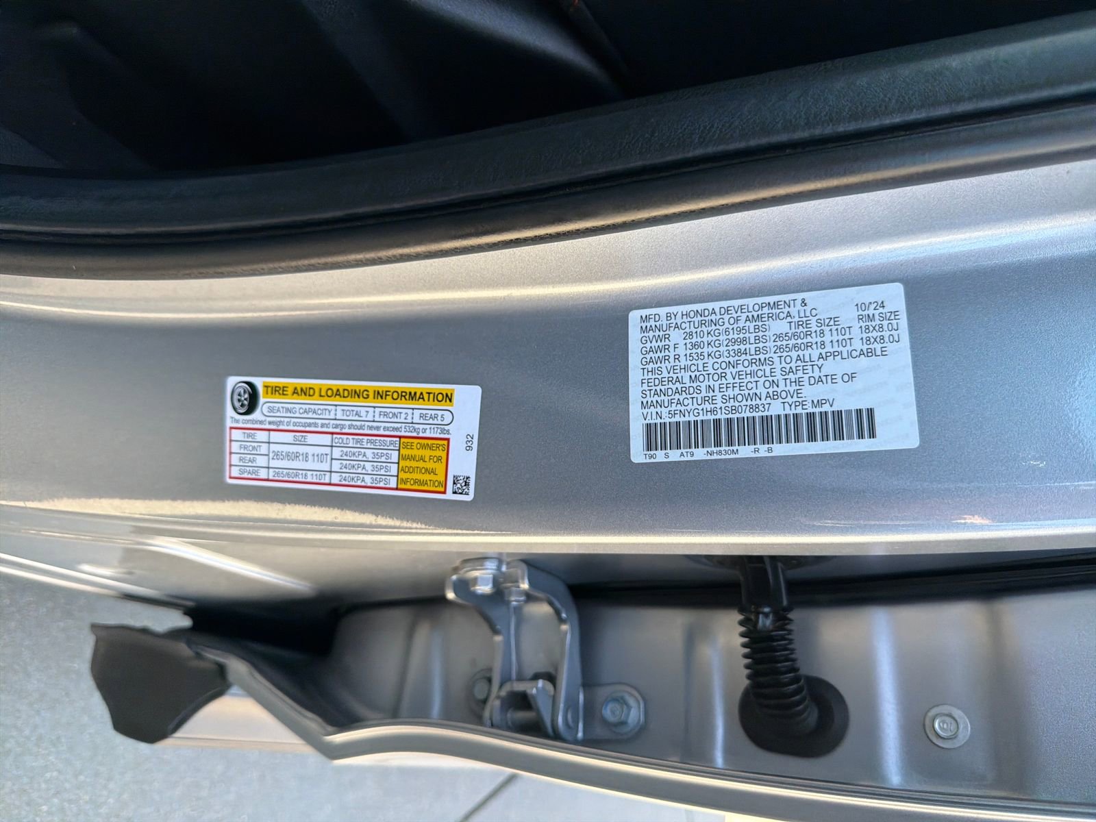 Certified 2025 Honda Pilot TrailSport image 32