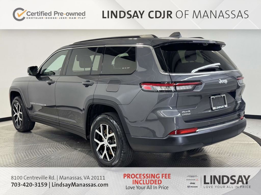 Certified 2025 Jeep Grand Cherokee L Limited w/ Luxury Tech Group II AWD/4WD image 7