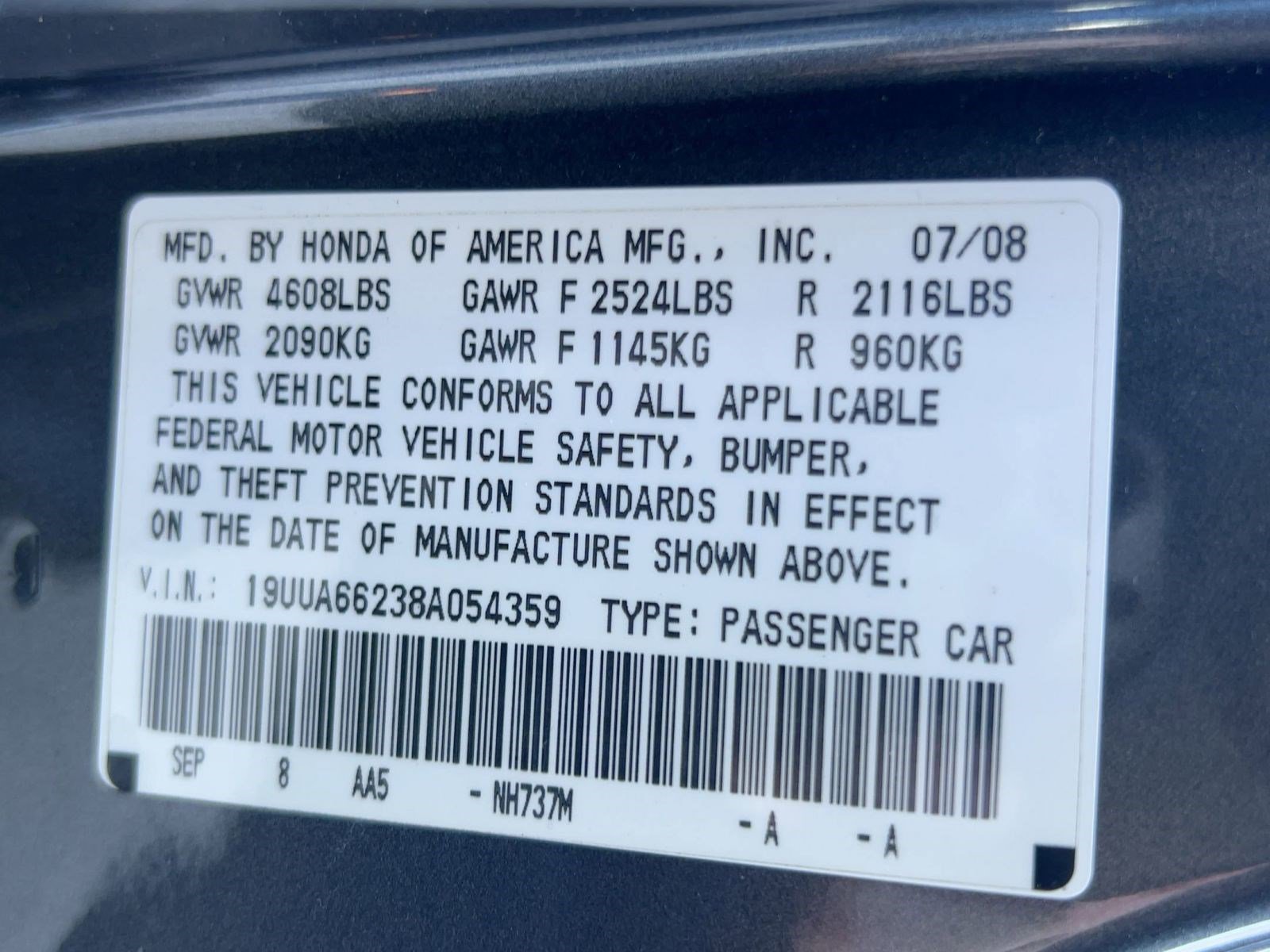 Used 2008 Acura TL 4dr Sdn Auto image 21