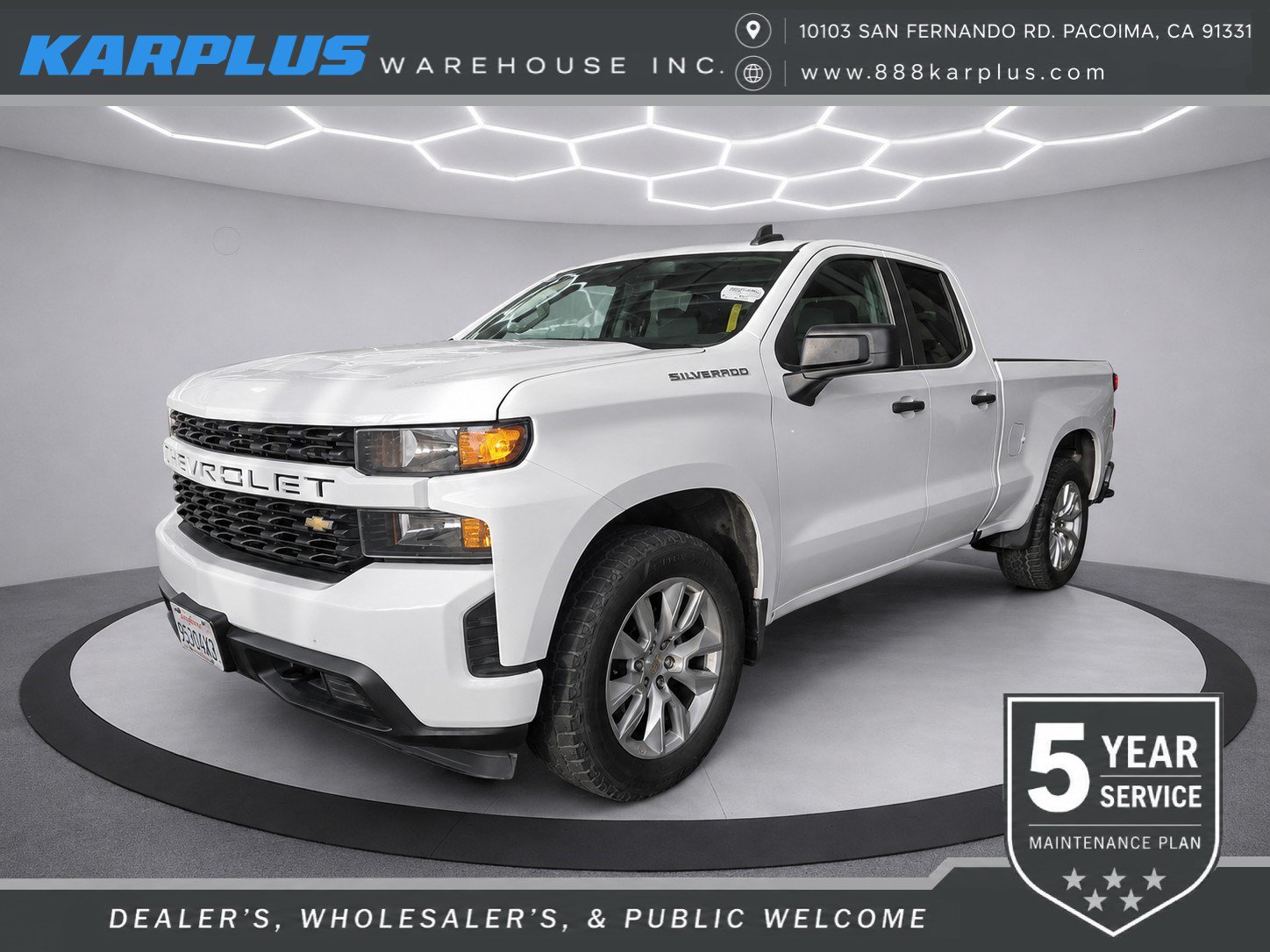 Used 2020 Chevrolet Silverado 1500 Custom w/ Custom Value Package RWD image 1