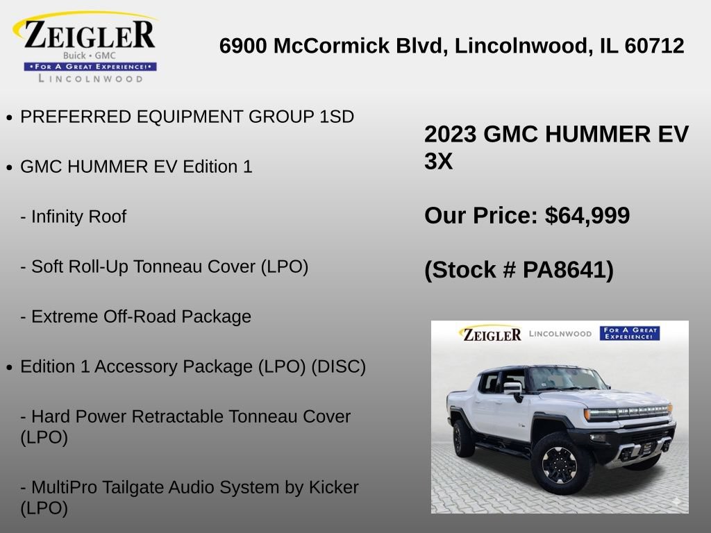 Used 2023 GMC Hummer EV Edition 1 AWD/4WD image 6