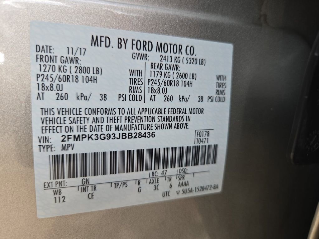 Used 2018 Ford Edge SE FWD image 20