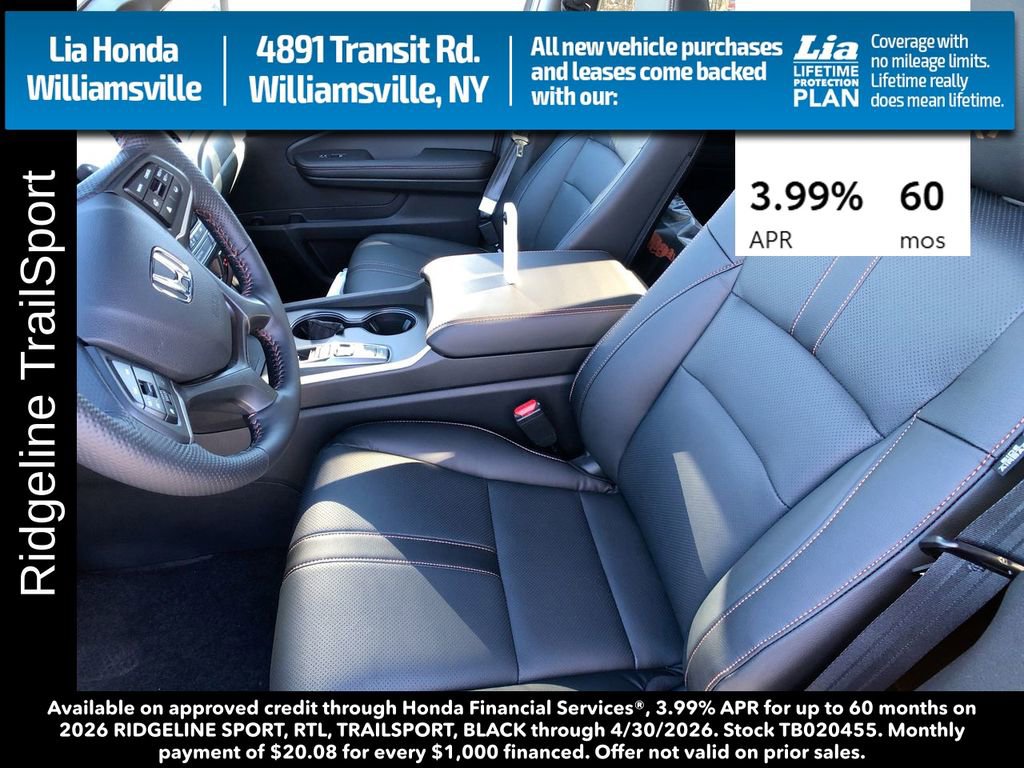 New 2026 Honda Ridgeline TrailSport image 12