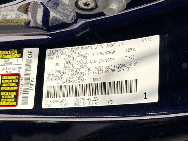 Certified 2025 Toyota Tundra Platinum w/ TRD Off-Road Package AWD/4WD image 26